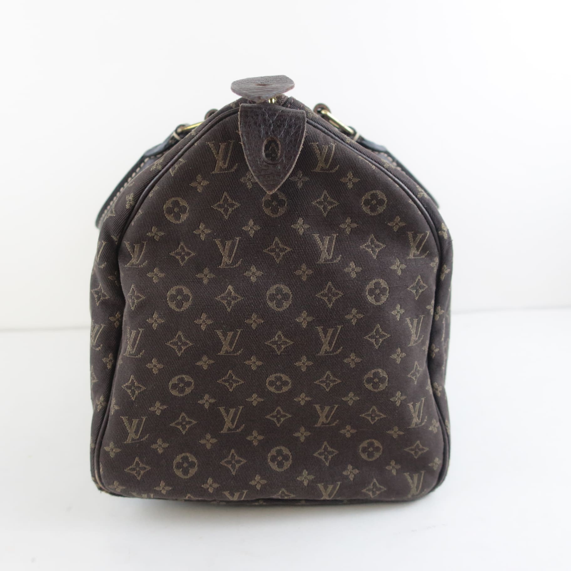 Louis Vuitton, Bags, Authentic Louis Vuitton Mini Lin Bandoliere Speedy 3  Bag Denim