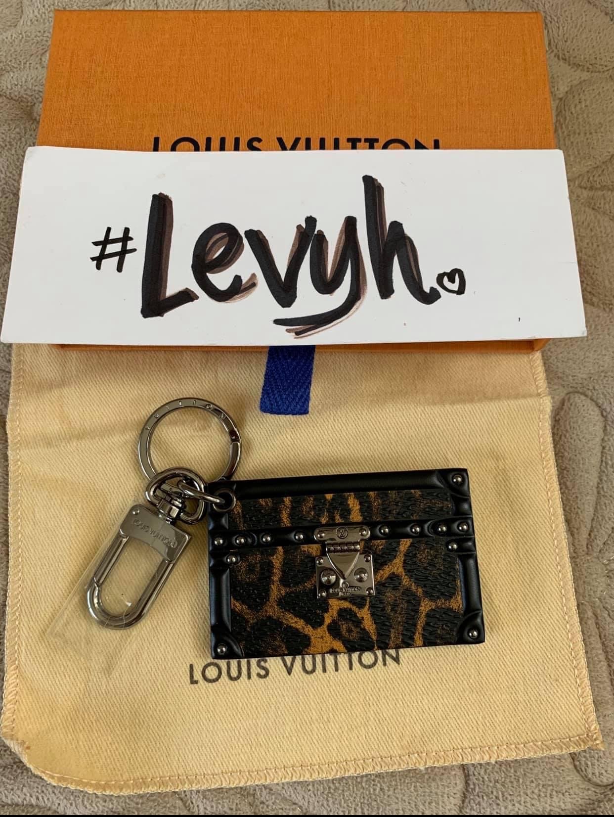Louis Vuitton Monogram Petite Malle Bag Charm & Key Holder