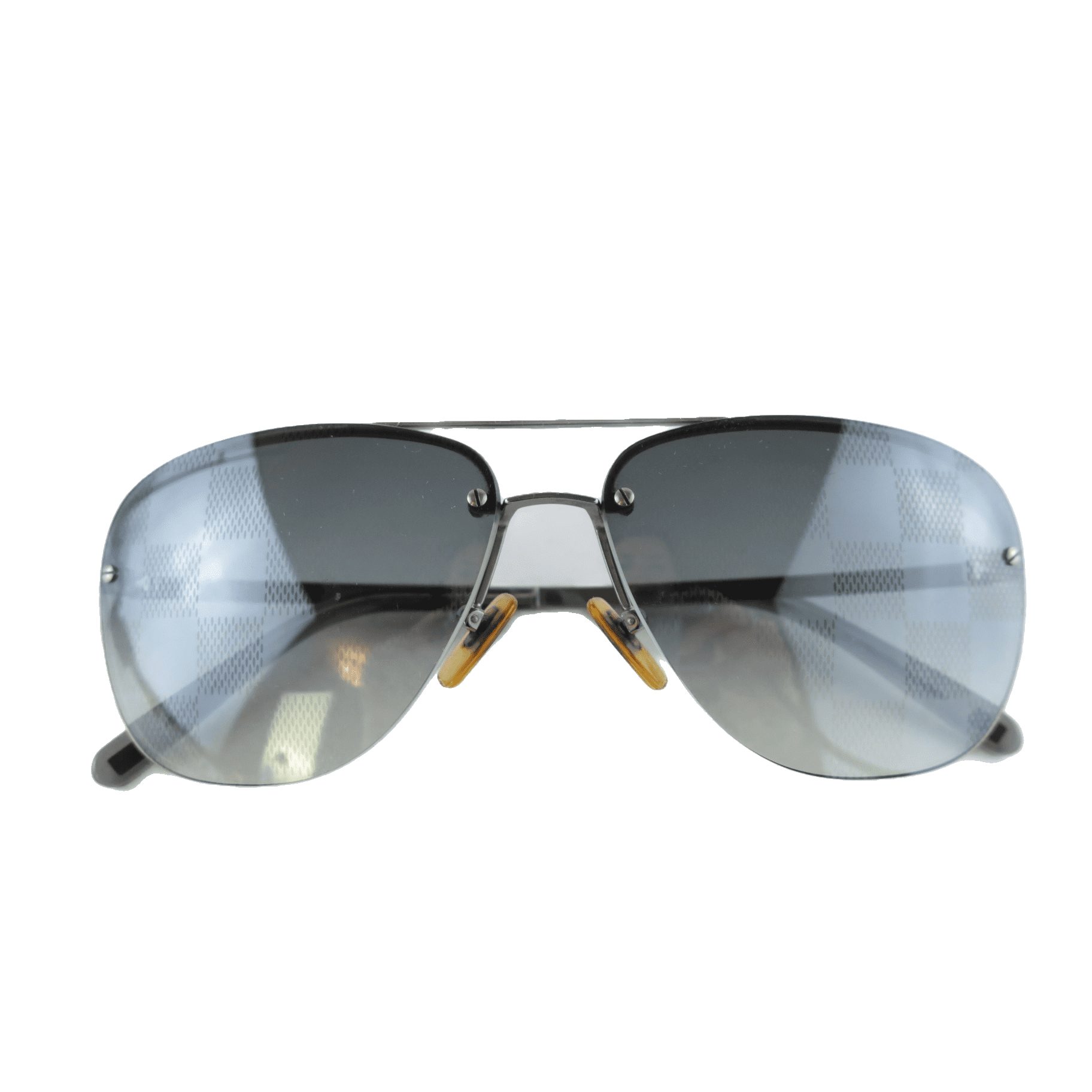 Louis Vuitton Grey Socoa Damier Aviators Sunglasses Sunglasses (672) -  ShopperBoard