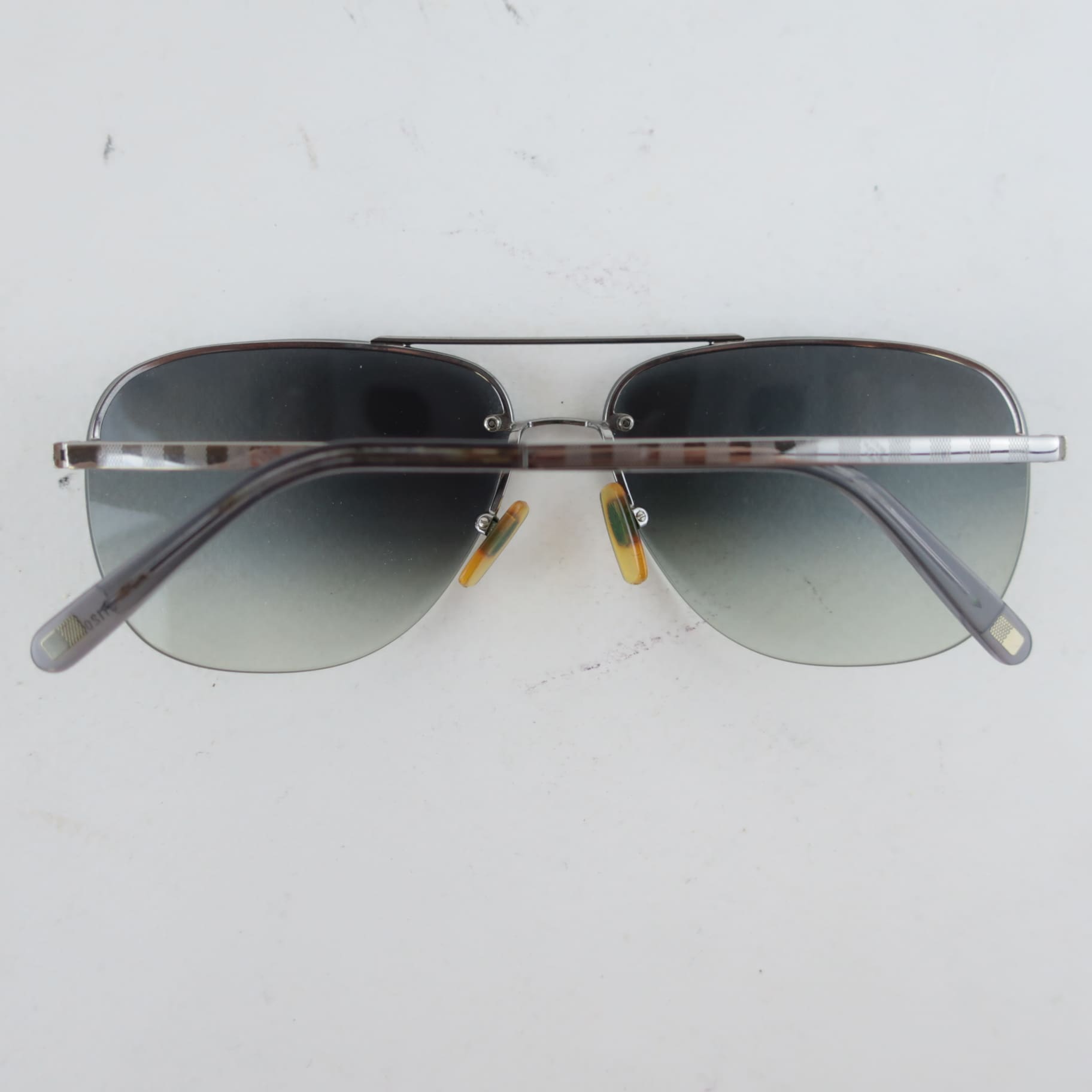 Auth LOUIS VUITTON 2009 Collection Pilot Sunglasses Eye Wear Socoa Damier  #9481