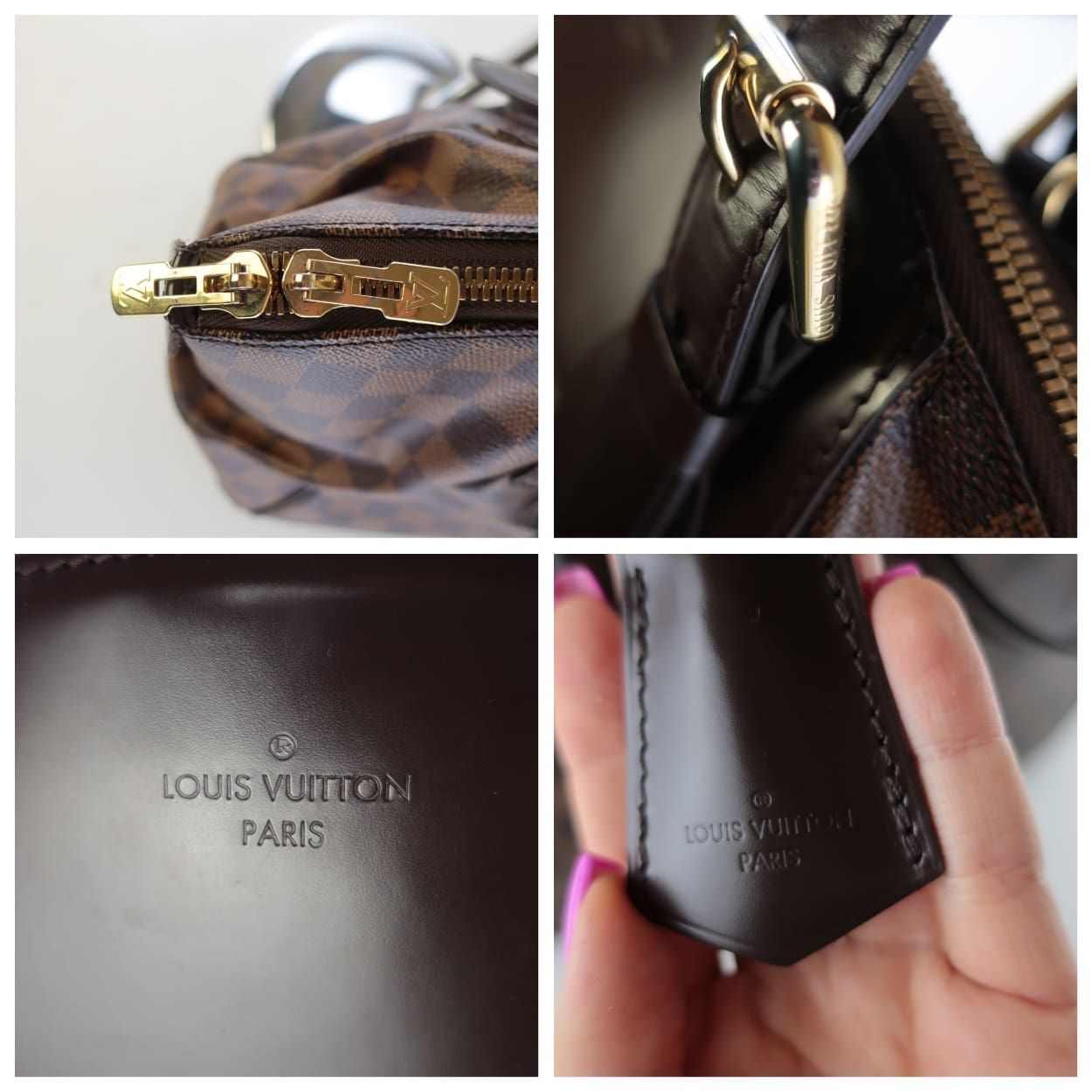 Louis Vuitton Verona GM Damier Ebene Handbag