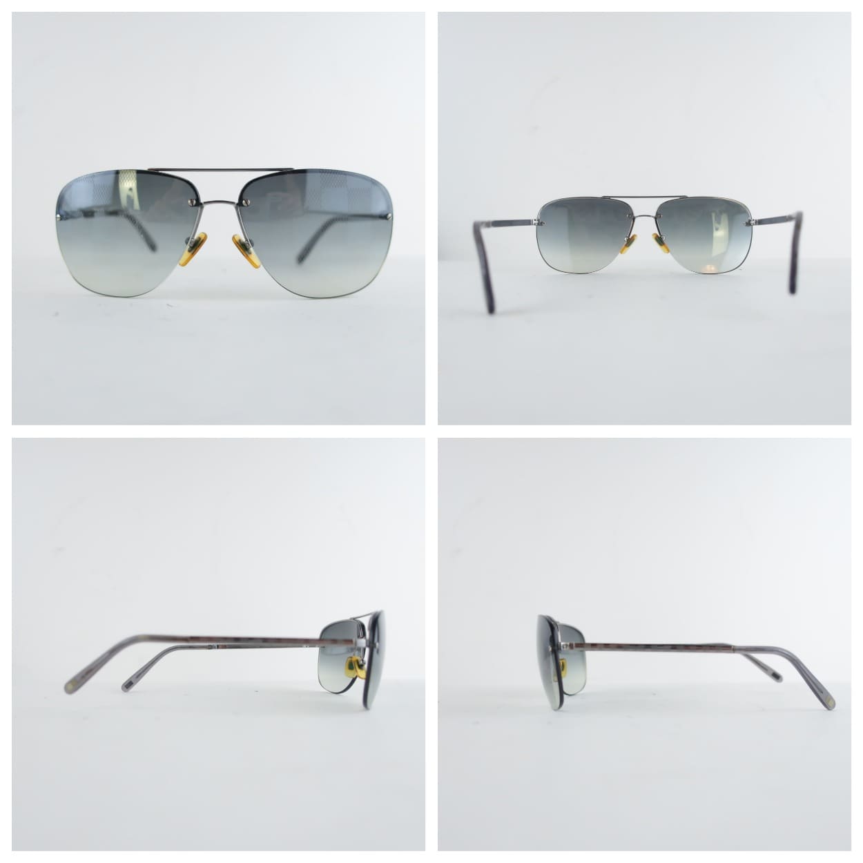 Louis Vuitton Grey Socoa Damier Aviators Sunglasses Sunglasses (649) -  Reetzy