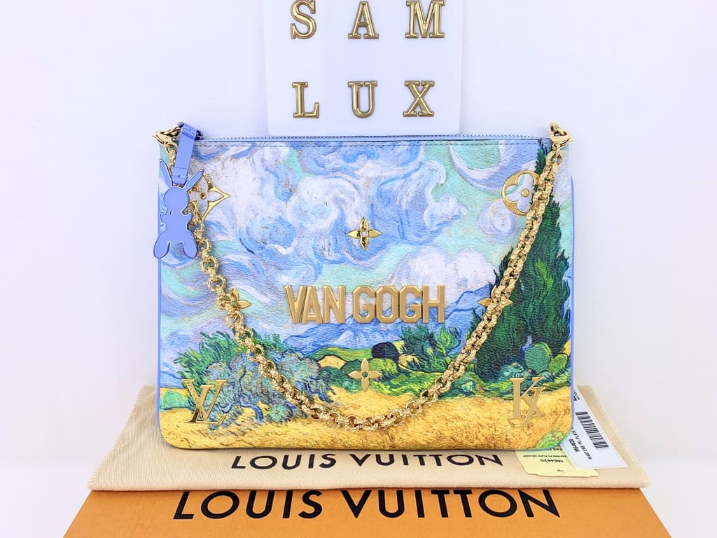 Limited Edition Jeff Koons x Louis Vuitton Masters Collection - Van Gogh  Pochette - Reetzy