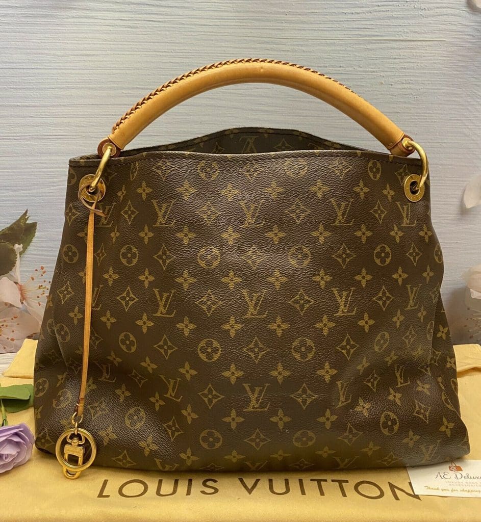 Louis Vuitton Artsy MM Monogram Shoulder Bag Tote Purse (CA0160