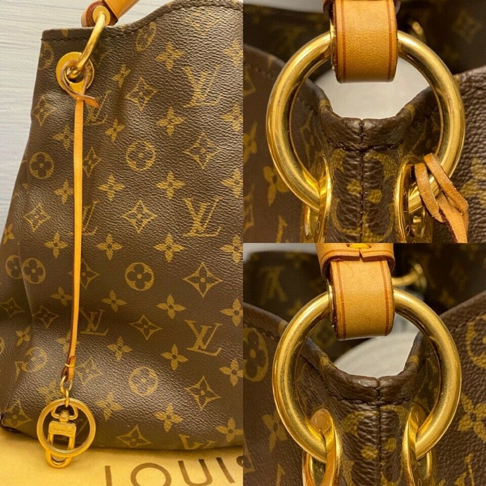 Louis Vuitton Artsy MM Monogram Shoulder Bag Tote Purse (CA0160