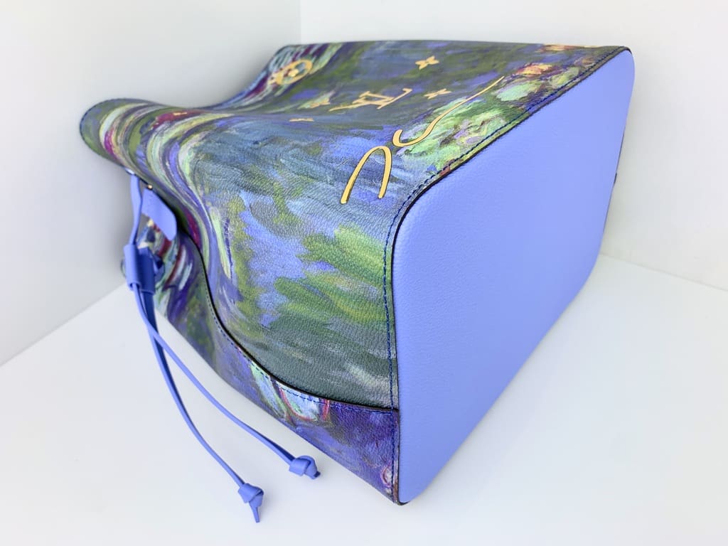 Louis Vuitton x Jeff Koons Limited Edition Periwinkle Leather &, Lot  #58012