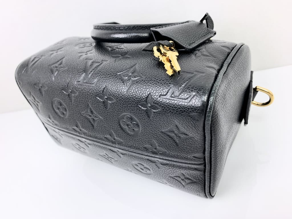 Louis Vuitton Speedy Speedy bandouli√ Re 20, Black, One Size