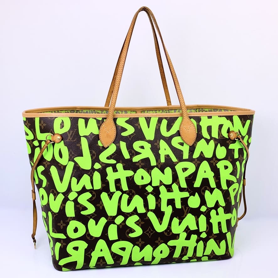 Limited Edition Stephen Sprouse Graffiti Neverfull GM in Neon