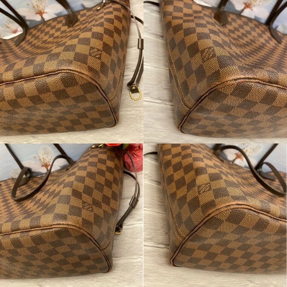 Louis Vuitton, Bags, Authentic Louis Vuitton Neverfull Mm Cherry Red