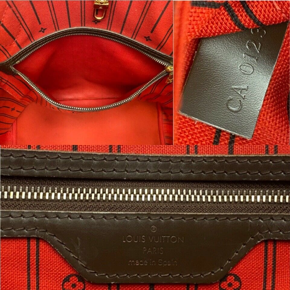 Louis Vuitton - Neverfull MM Bag - dark red – Shop It