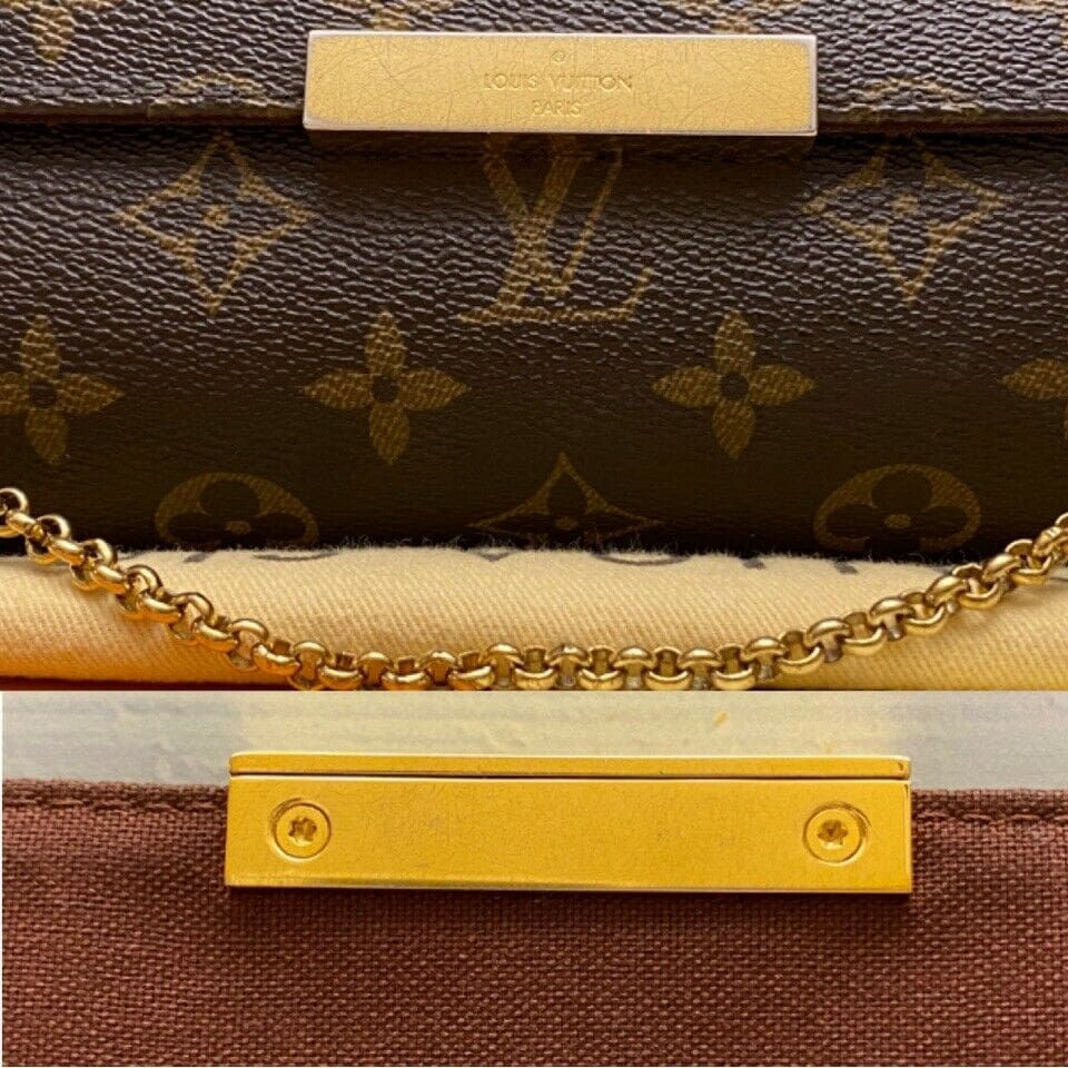 Louis Vuitton Favorite MM Monogram Chain Clutch Crossbody (SA0145) - Reetzy