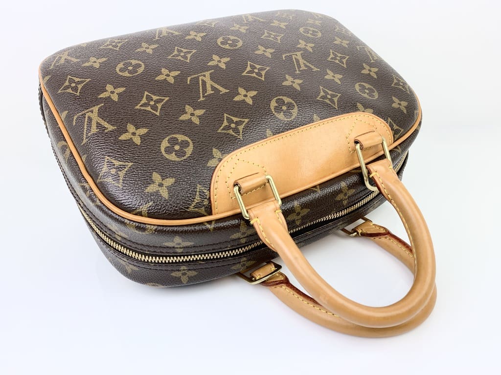 Louis Vuitton Trouville Women's Handbag M42228 Monogram Ebene (Brown)
