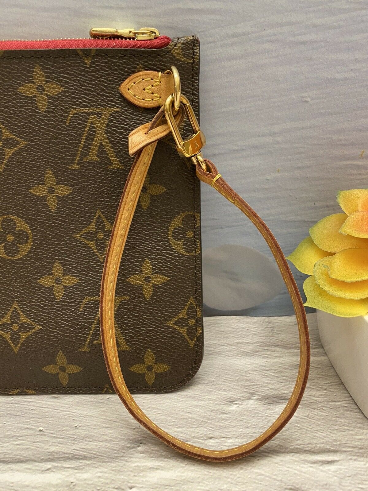 Pre-owned Louis Vuitton Neverfull MM Monogram Pivoine Peony Interior No  Pouch