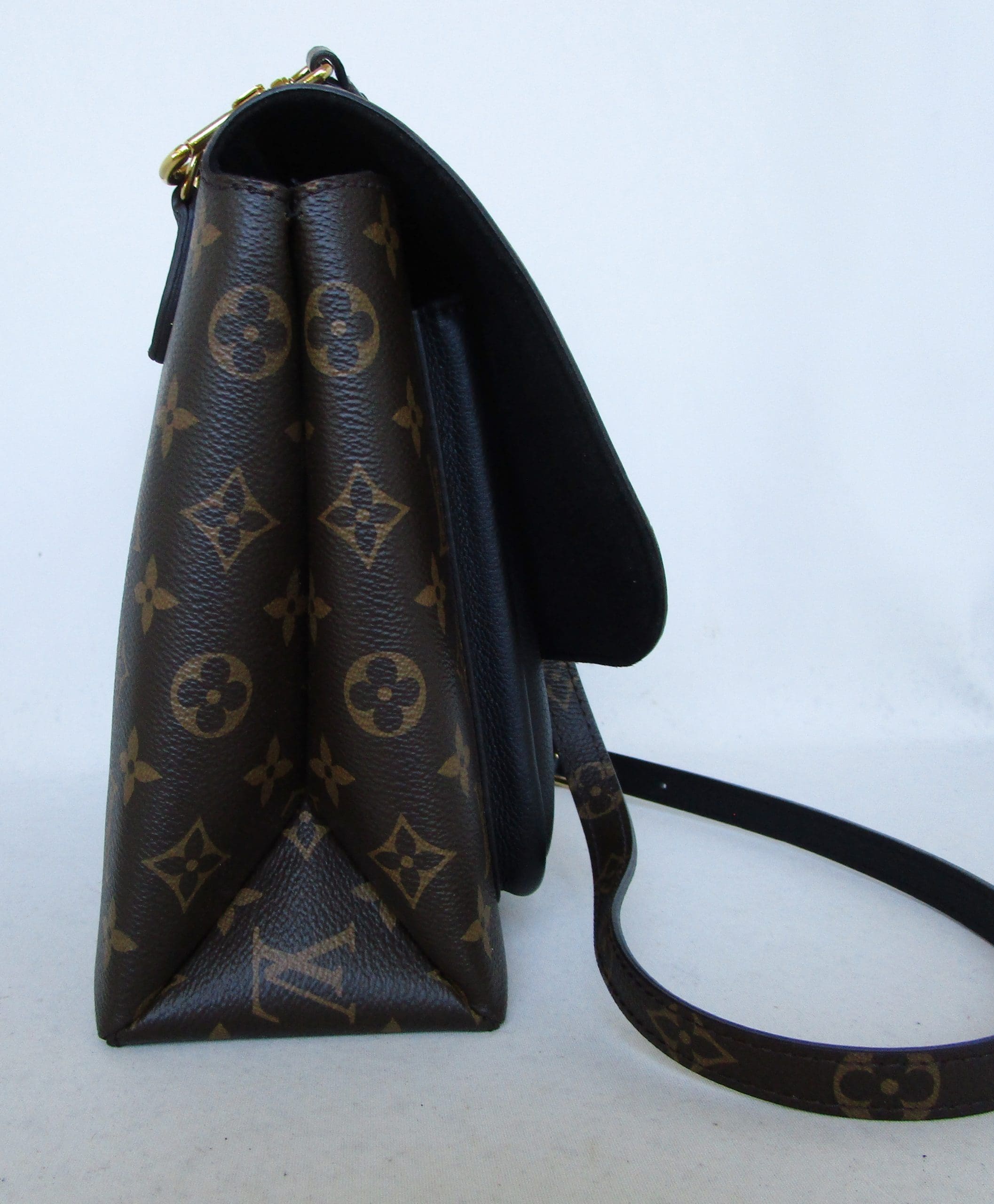 Louis Vuitton Marignan Black Monogram Canvas Shoulder Bag