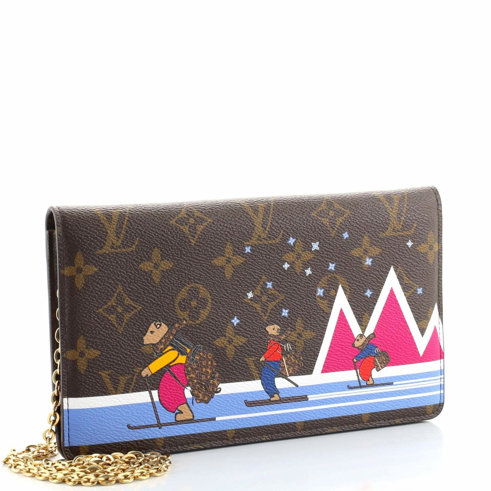 Louis Vuitton Brown Monogram Coated Canvas Christmas Animation