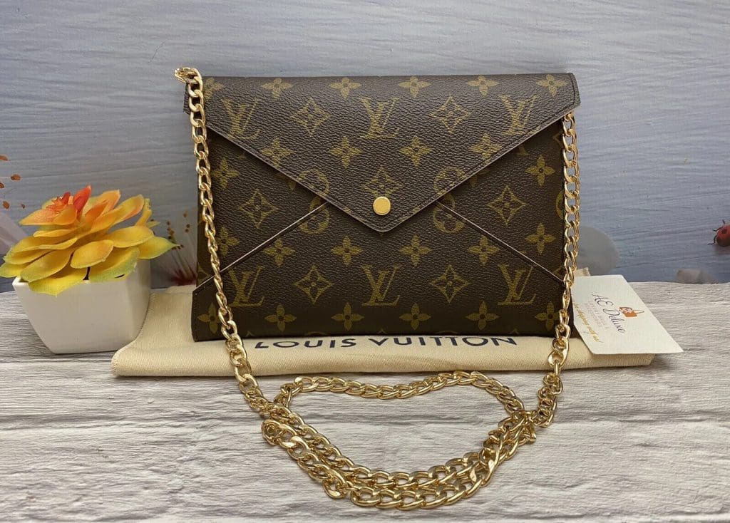 Louis Vuitton, Bags, Louis Vuitton Kirigami Bythepool Pochette Clutch Bag  Chain Certificate