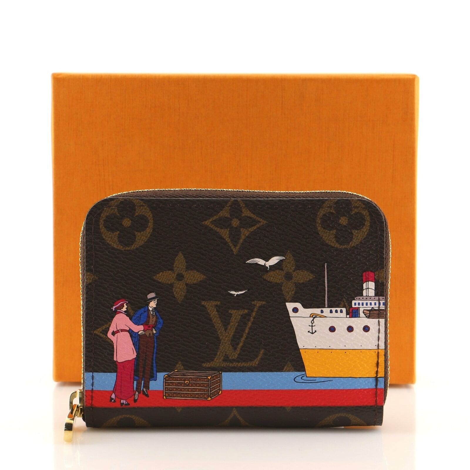 Louis Vuitton Limited Edition Monogram Canvas Animation Transatlantic Zippy  Wallet Auction