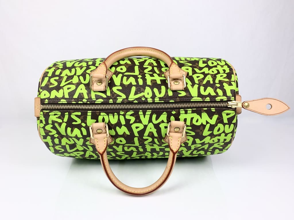 Louis Vuitton Limited Edition Stephen Sprouse Neon Green Graffiti Speedy 30  ○ Labellov ○ Buy and Sell Authentic Luxury