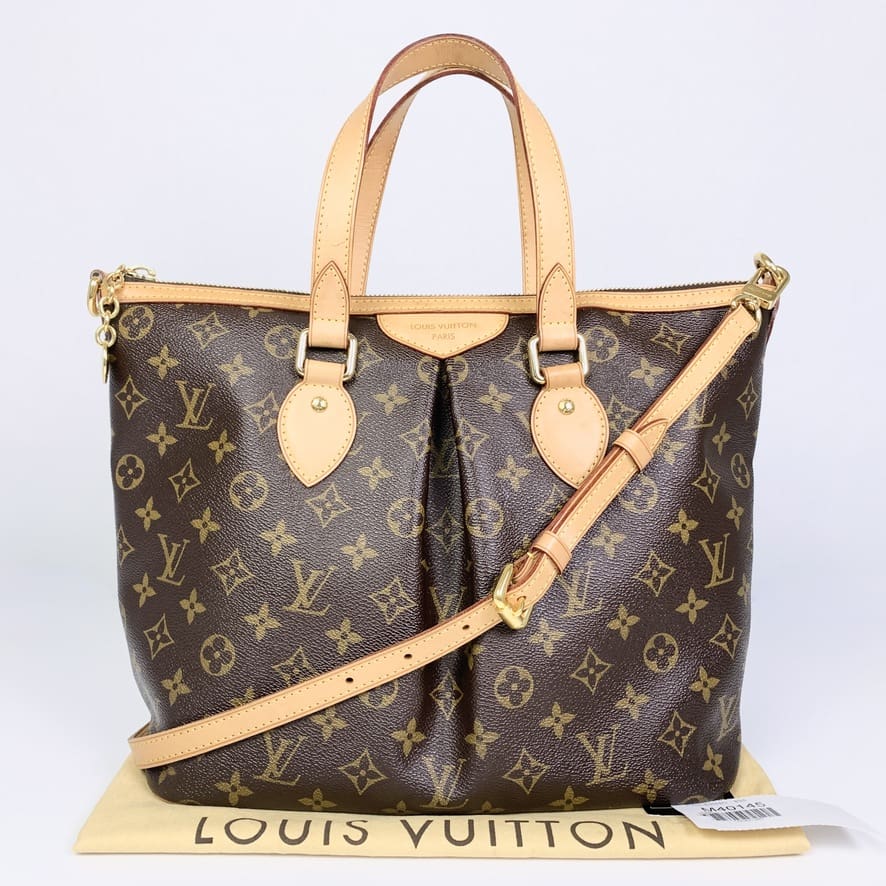 Louis Vuitton Palermo PM Monogram Canvas Shoulder Tote Bag M40145