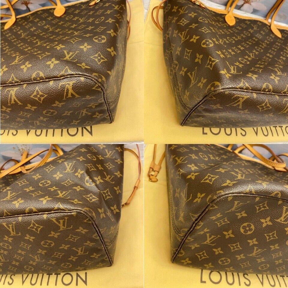 Louis Vuitton Neverfull GM Monogram Beige Shoulder Bag (TH0029