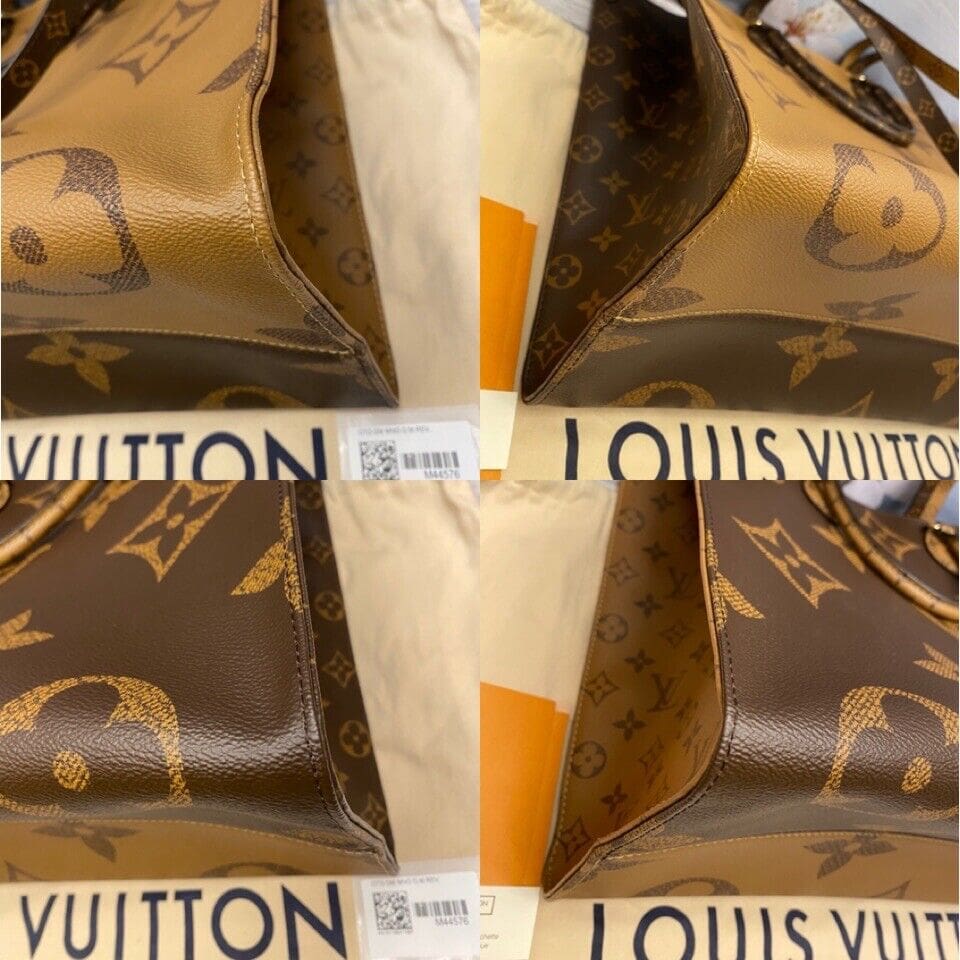 Louis Vuitton OnTheGo GM Giant Monogram Reverse Purse Tote (DU4159) - Reetzy