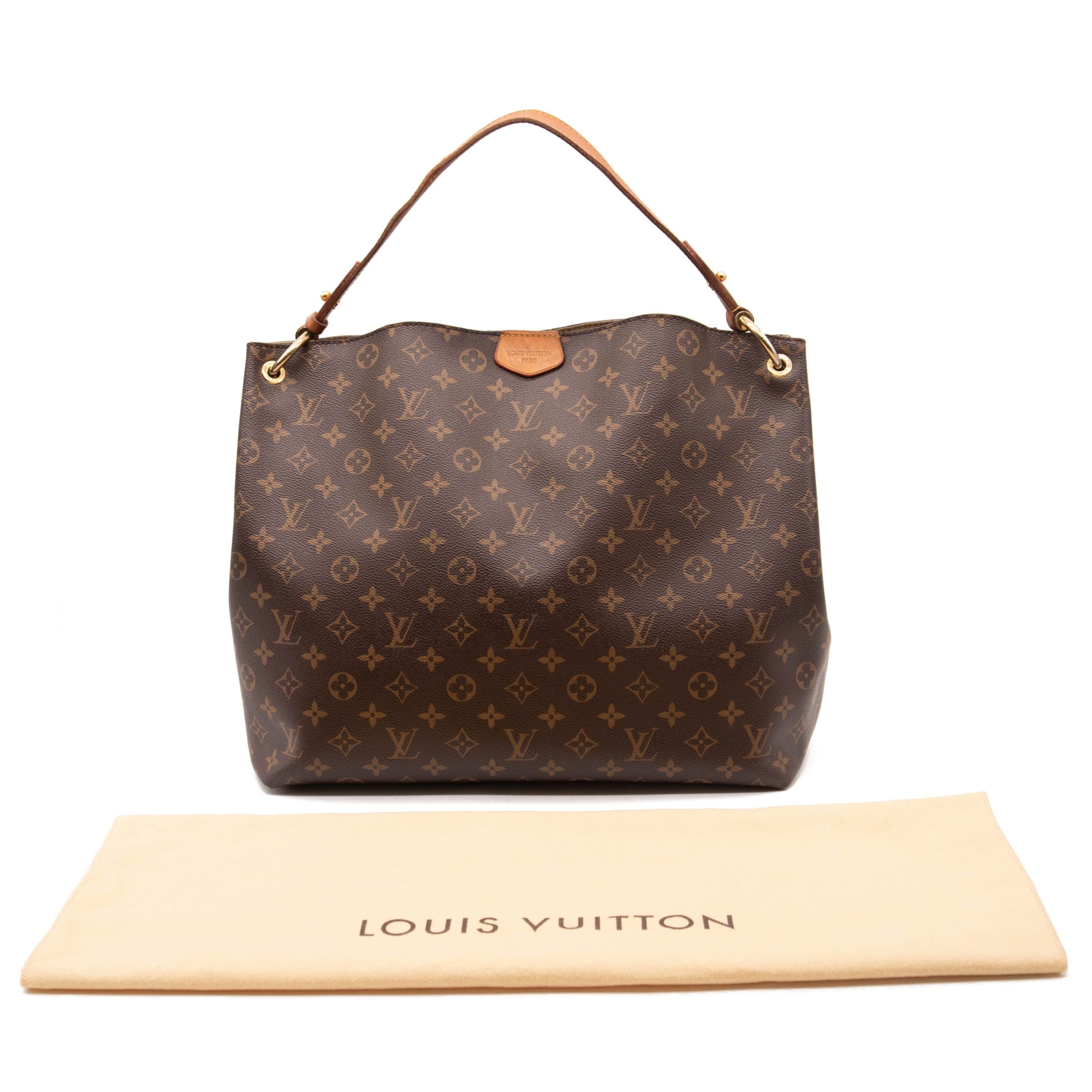 Louis Vuitton Tote Graceful Monogram MM Brown in Coated Canvas/Leather with  Brass - US