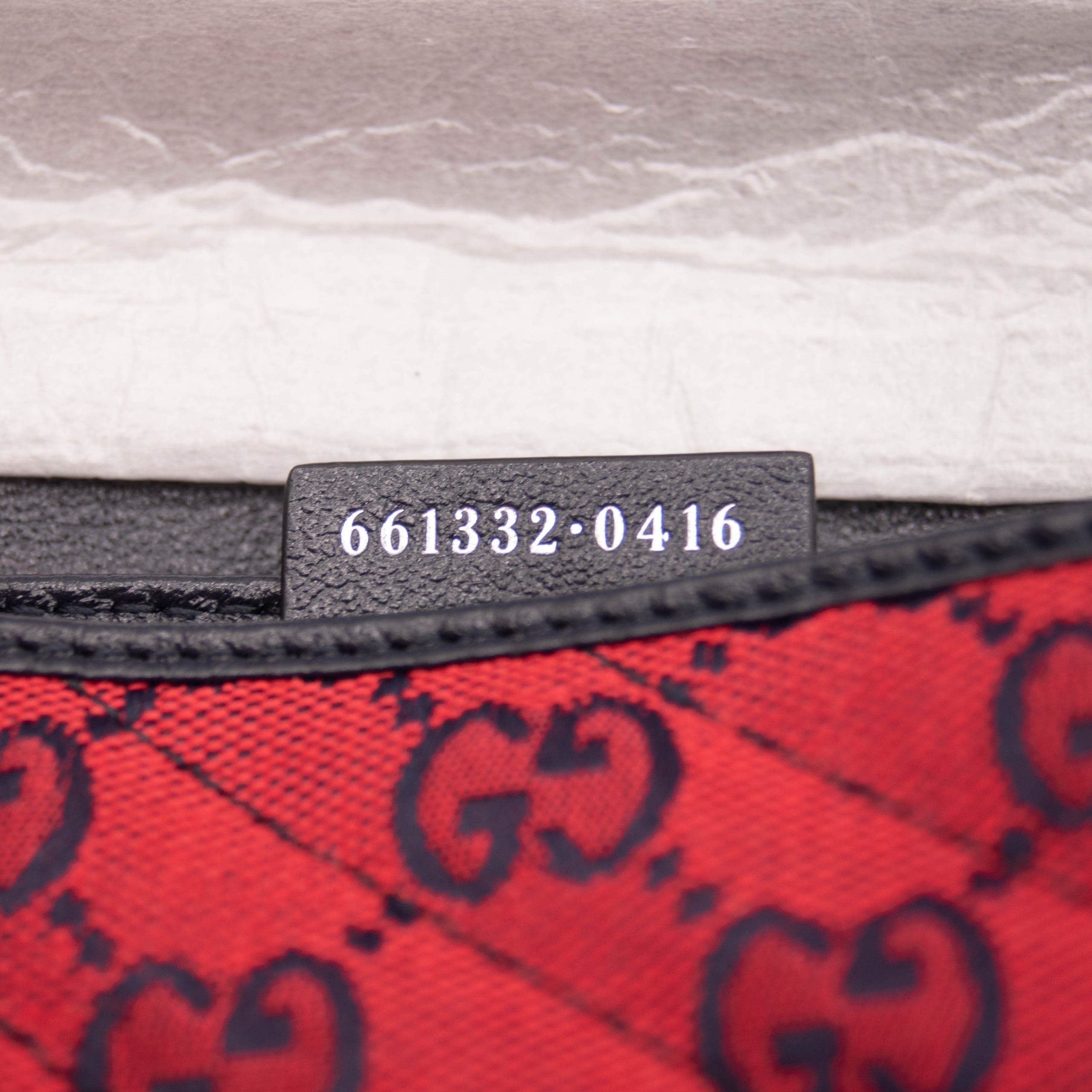 Gucci Red Original GG Canvas Marmont Shoulder Bag Mini