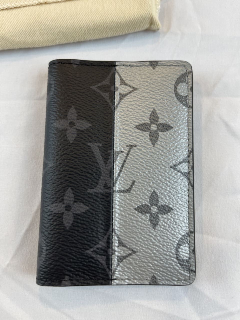 Louis Vuitton Pocket Organizer Monogram Titanium Grey in Cowhide Leather -  US
