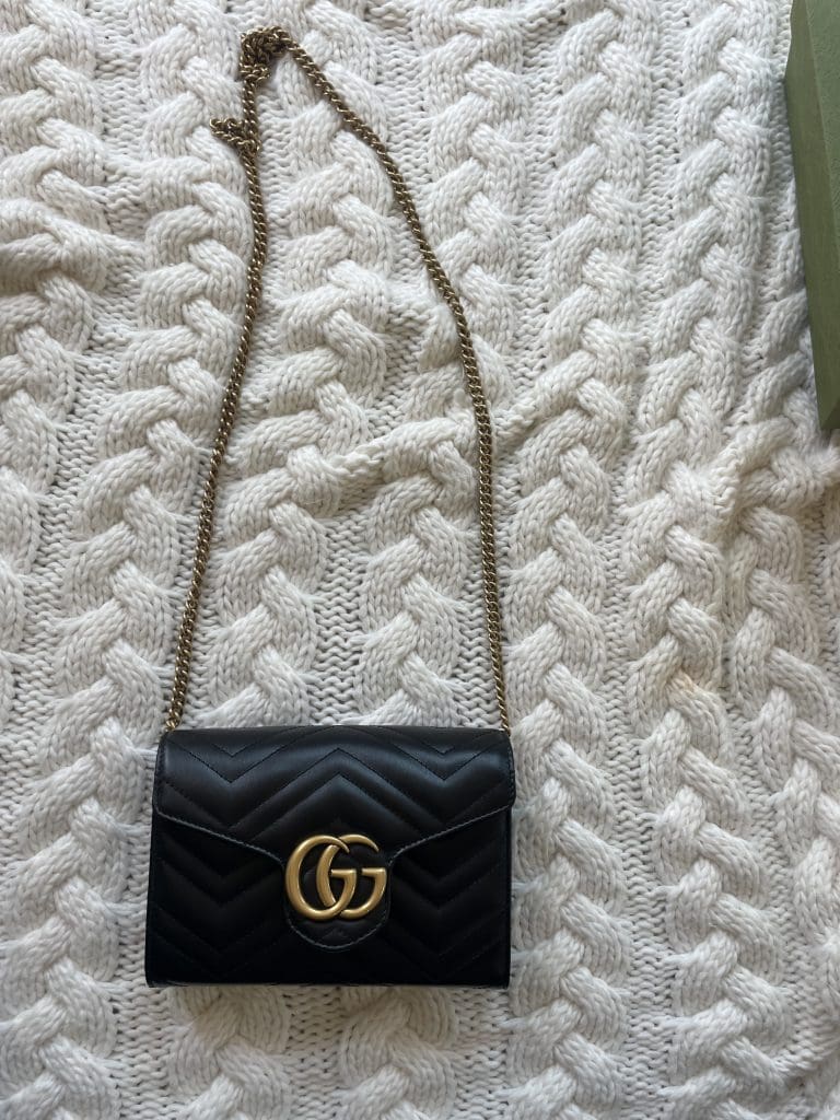 GUCCI Beige/Ivory GG Canvas Interlocking G Pochette Bag - Reetzy