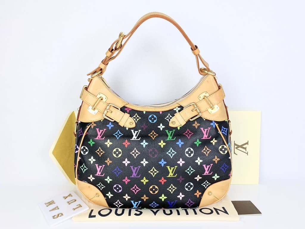 Louis Vuitton Multicolore Greta Monogram Noir Bag