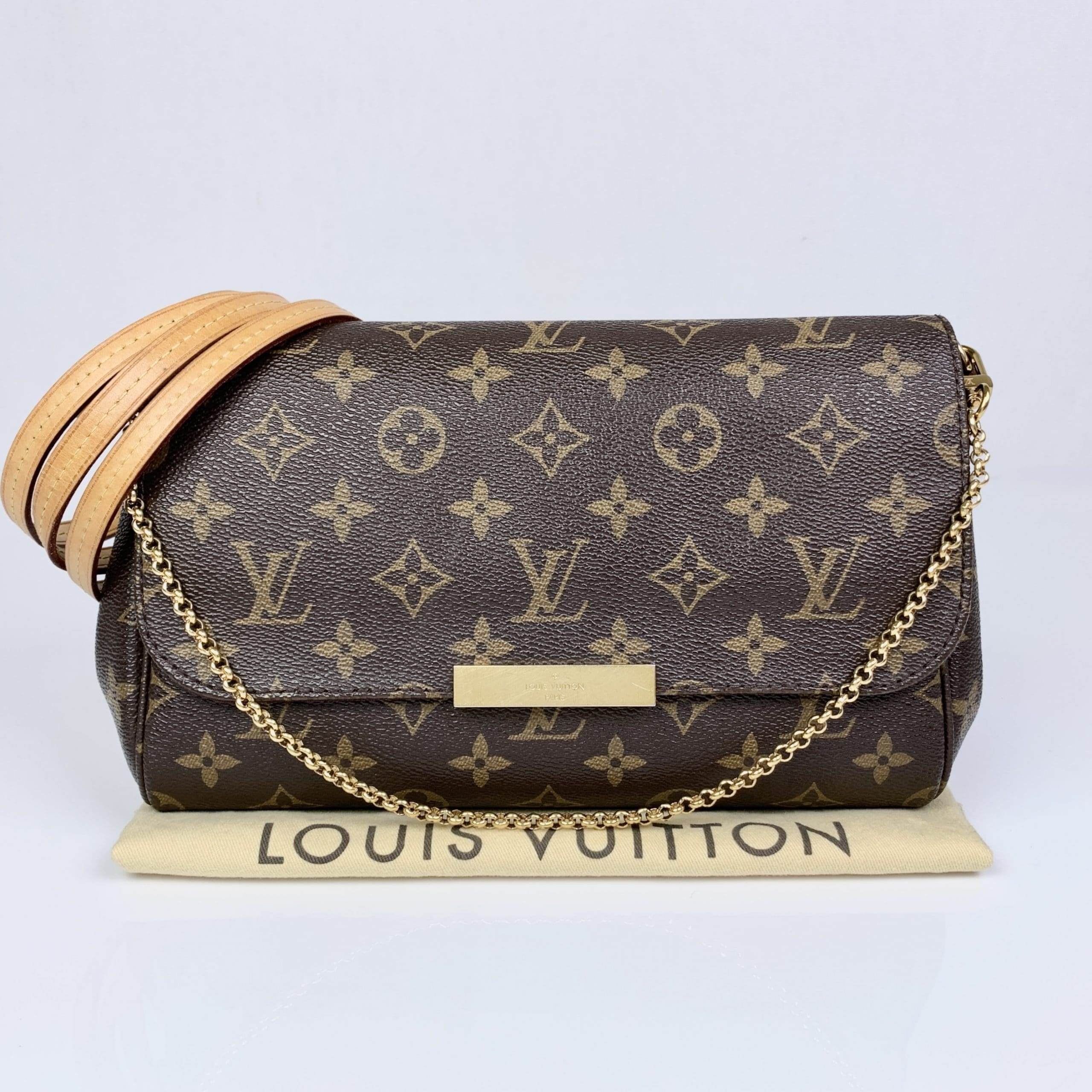 Louis Vuitton Discontinued Monogram Favorite MM Crossbody Flap