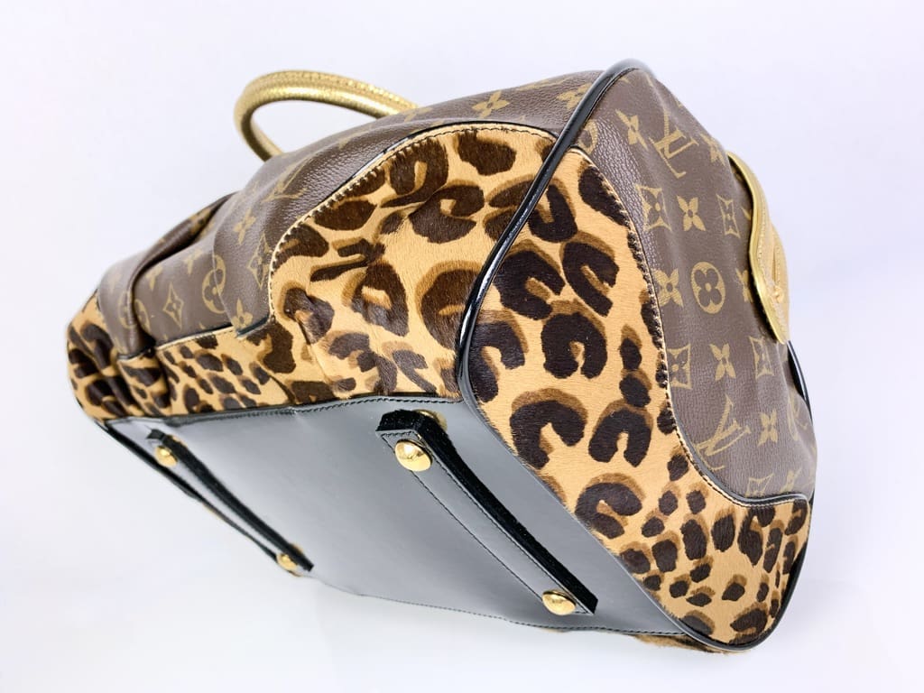 Louis Vuitton Cheetah Leopard Monogram Neverfull Pouch