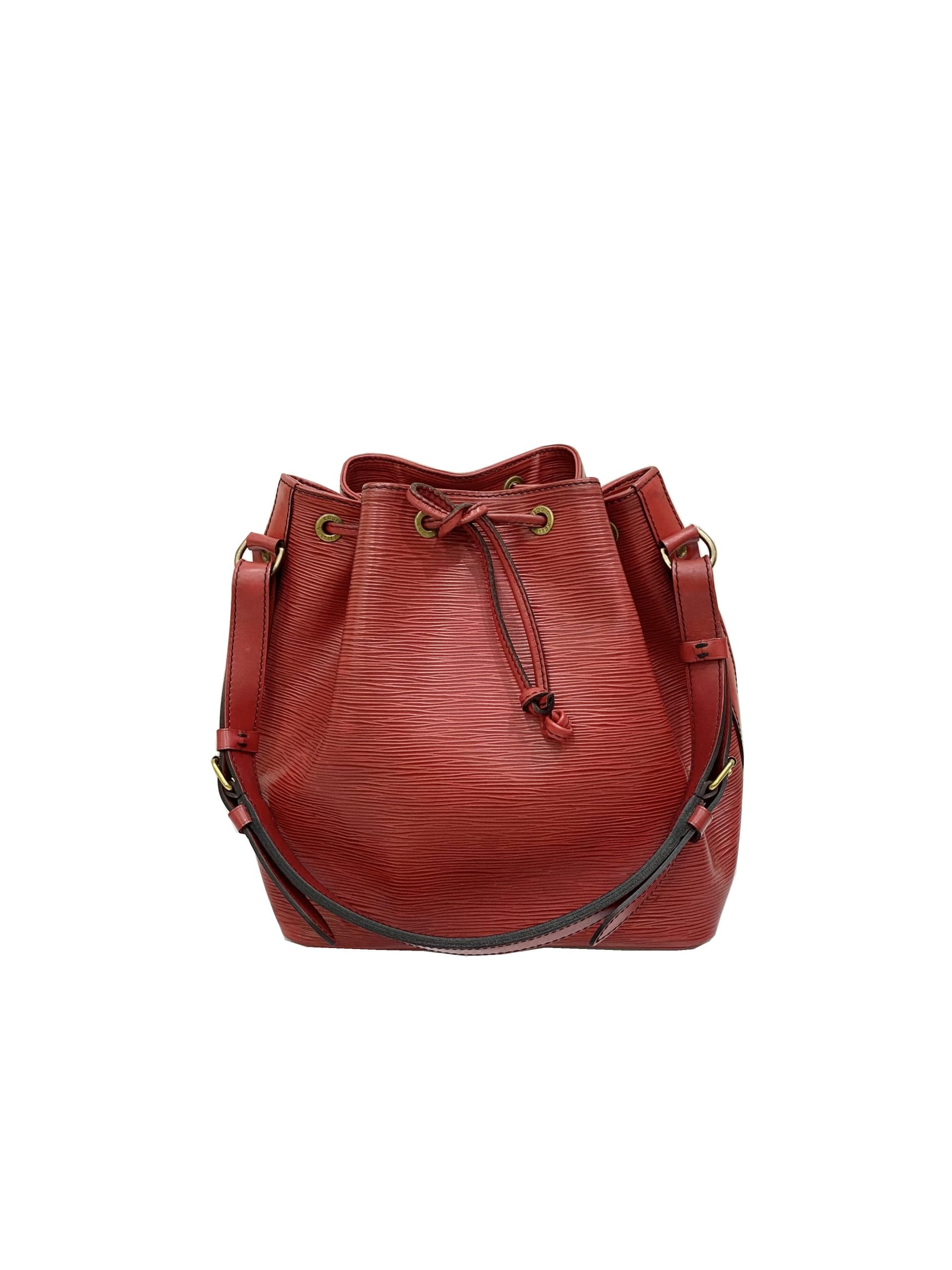 Louis Vuitton, Bags, Louis Vuitton Epi Noe Red Bag