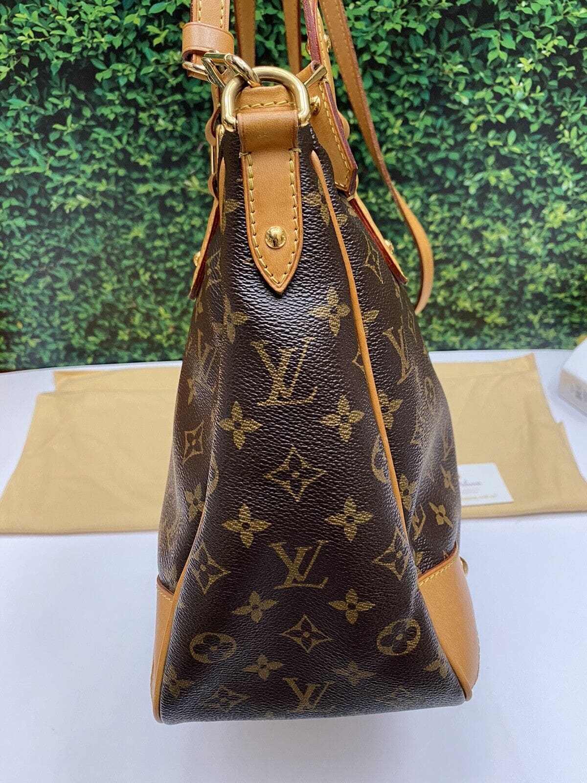 Louis+Vuitton+Estrela+Shoulder+Bag+MM+Brown+Canvas for sale online