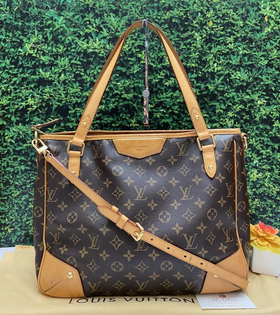 Louis+Vuitton+Estrela+Shoulder+Bag+MM+Brown+Canvas for sale online