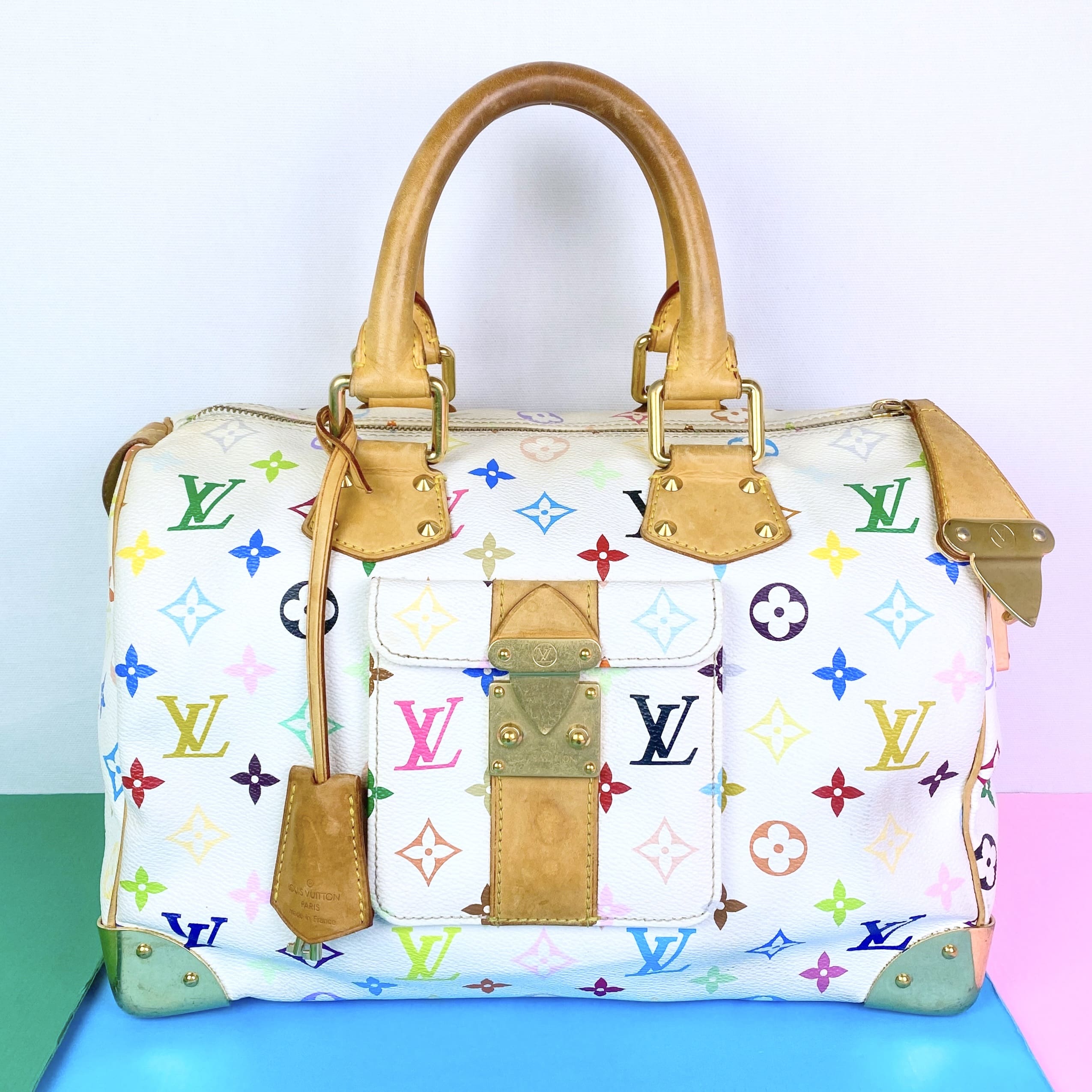 Limited Edition Louis Vuitton x Christian Louboutin Iconoclasts Spike Tote  - Reetzy