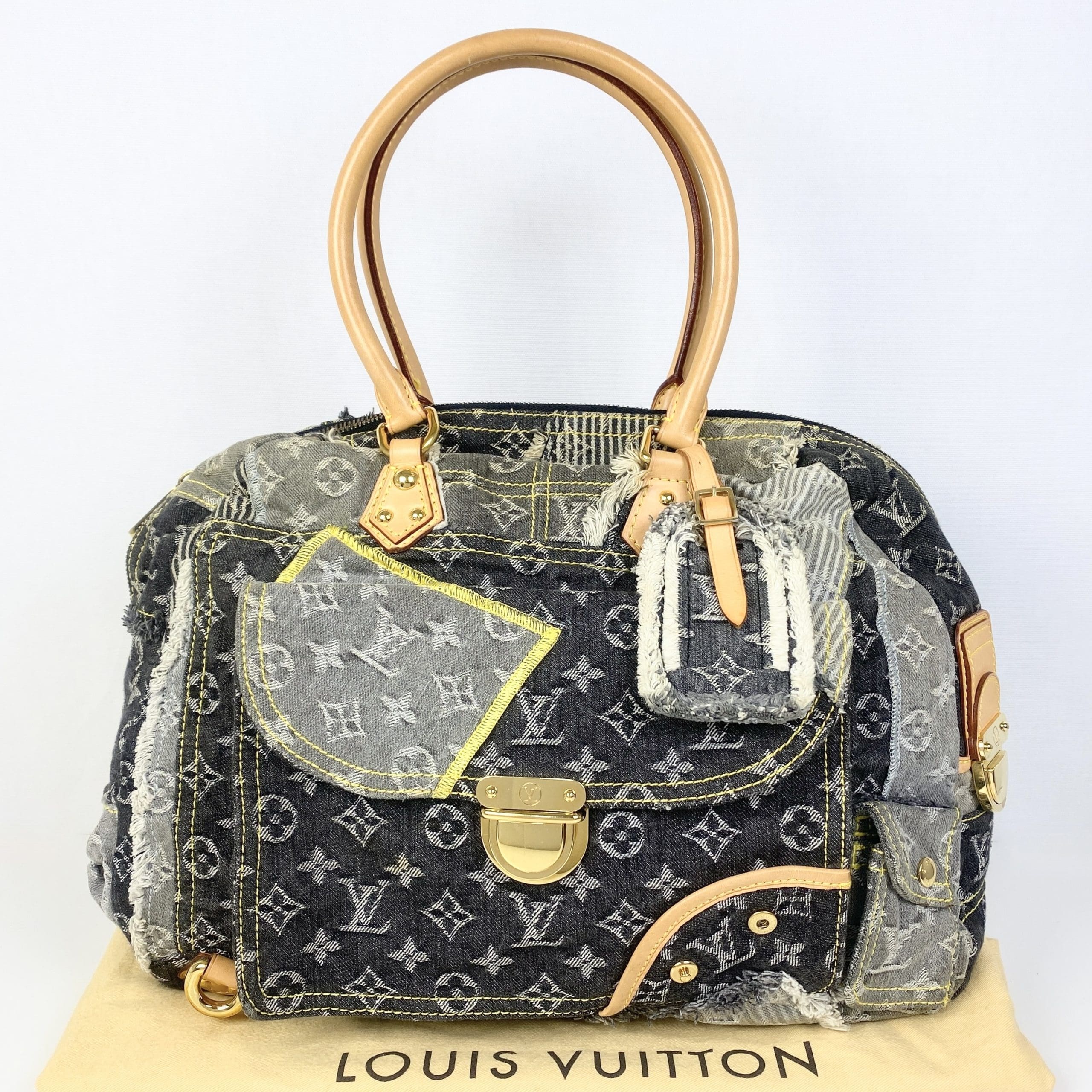 Louis Vuitton Limited Edition Denim Bowly bag  Louis vuitton limited  edition, Louis vuitton, Vuitton