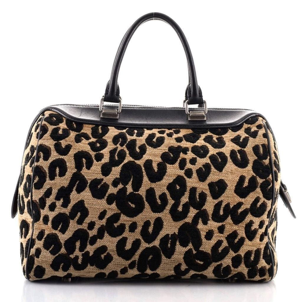 Louis Vuitton Speedy Handbag Limited Edition Stephen Sprouse Leopard Chenille Print