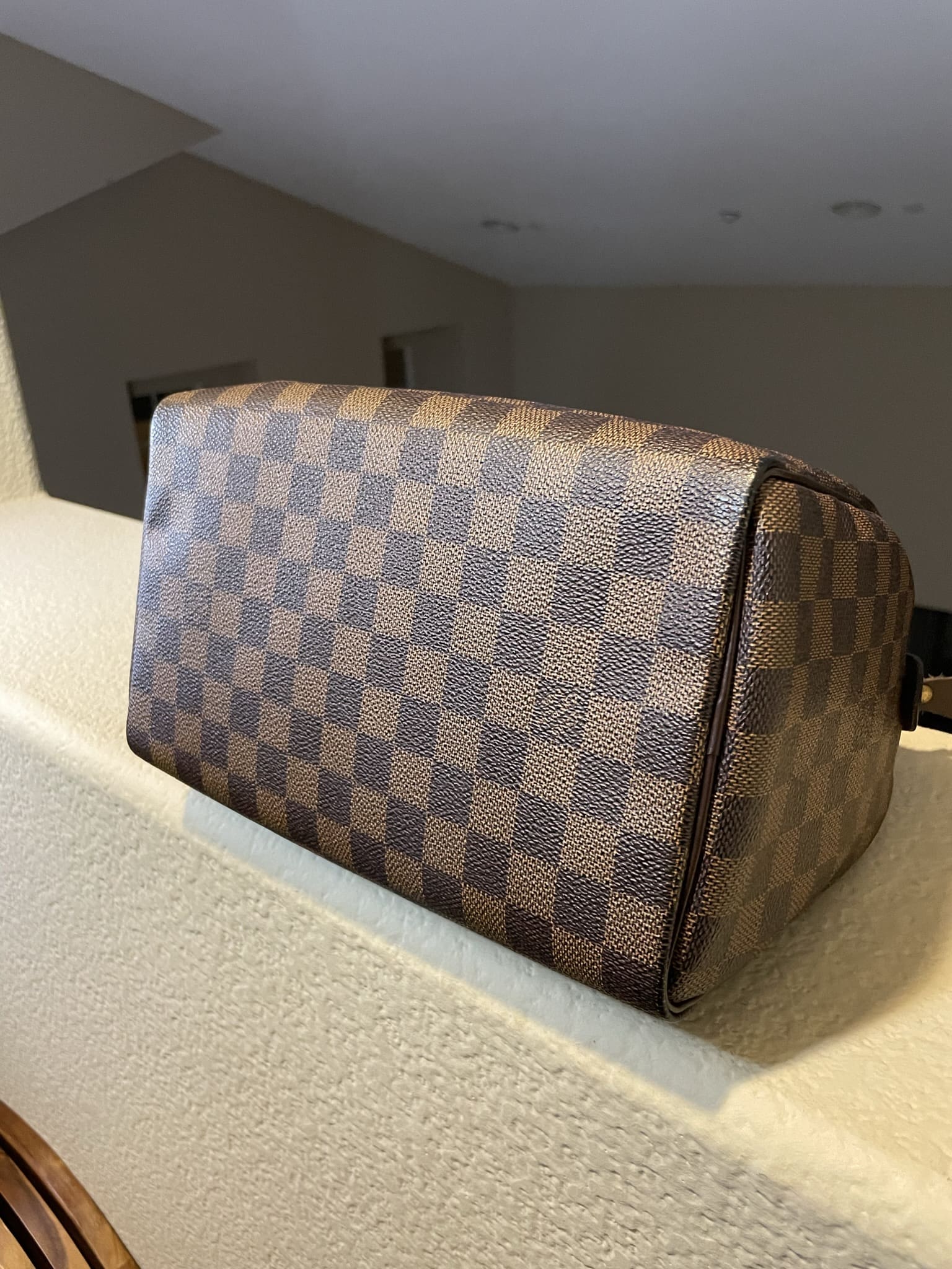 Louis Vuitton, Bags, Louis Vuitton Toiletry 25 Damier Ebene Discontinued  Made In