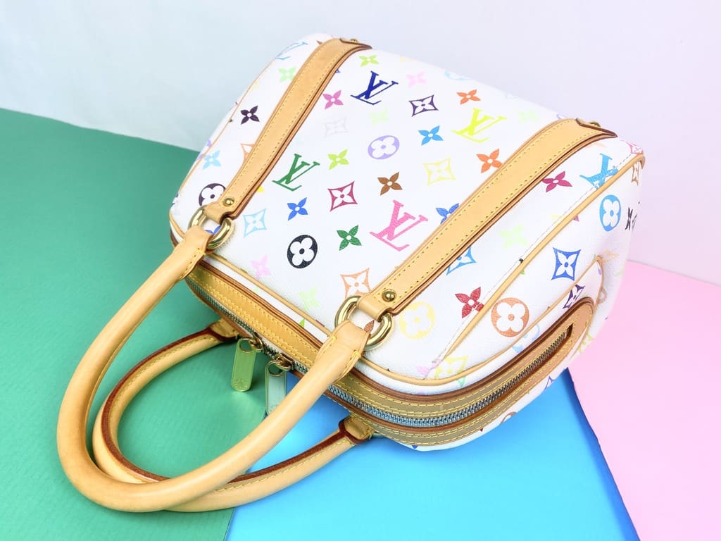 Priscilla in White / Blanc Multicolor (SP0048) - Purse Utopia