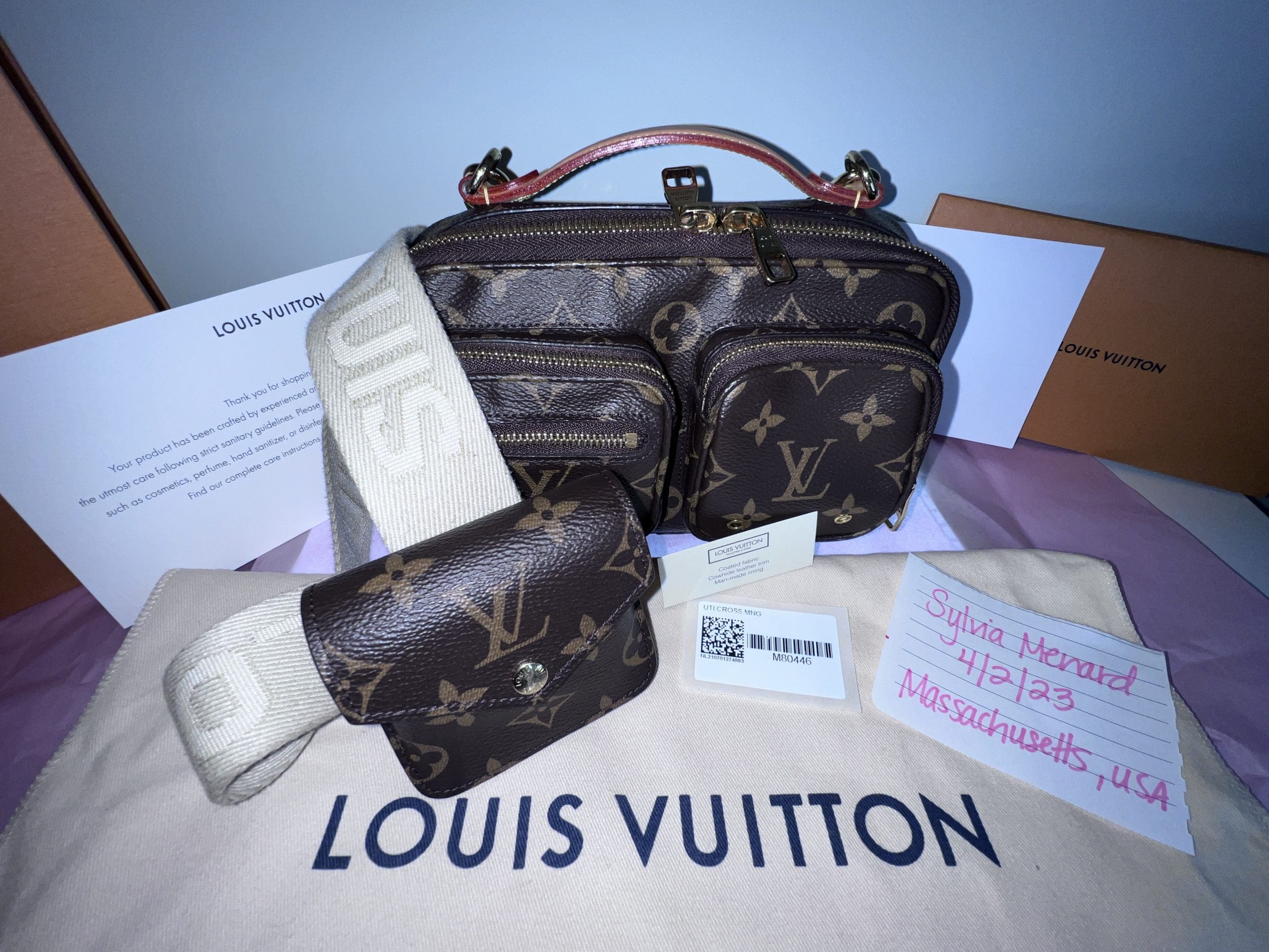 Louis Vuitton Utility Phone Sleeve (and I) THANK YOU 