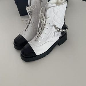 Chanel calfskin lace-ups, 37 new - Reetzy
