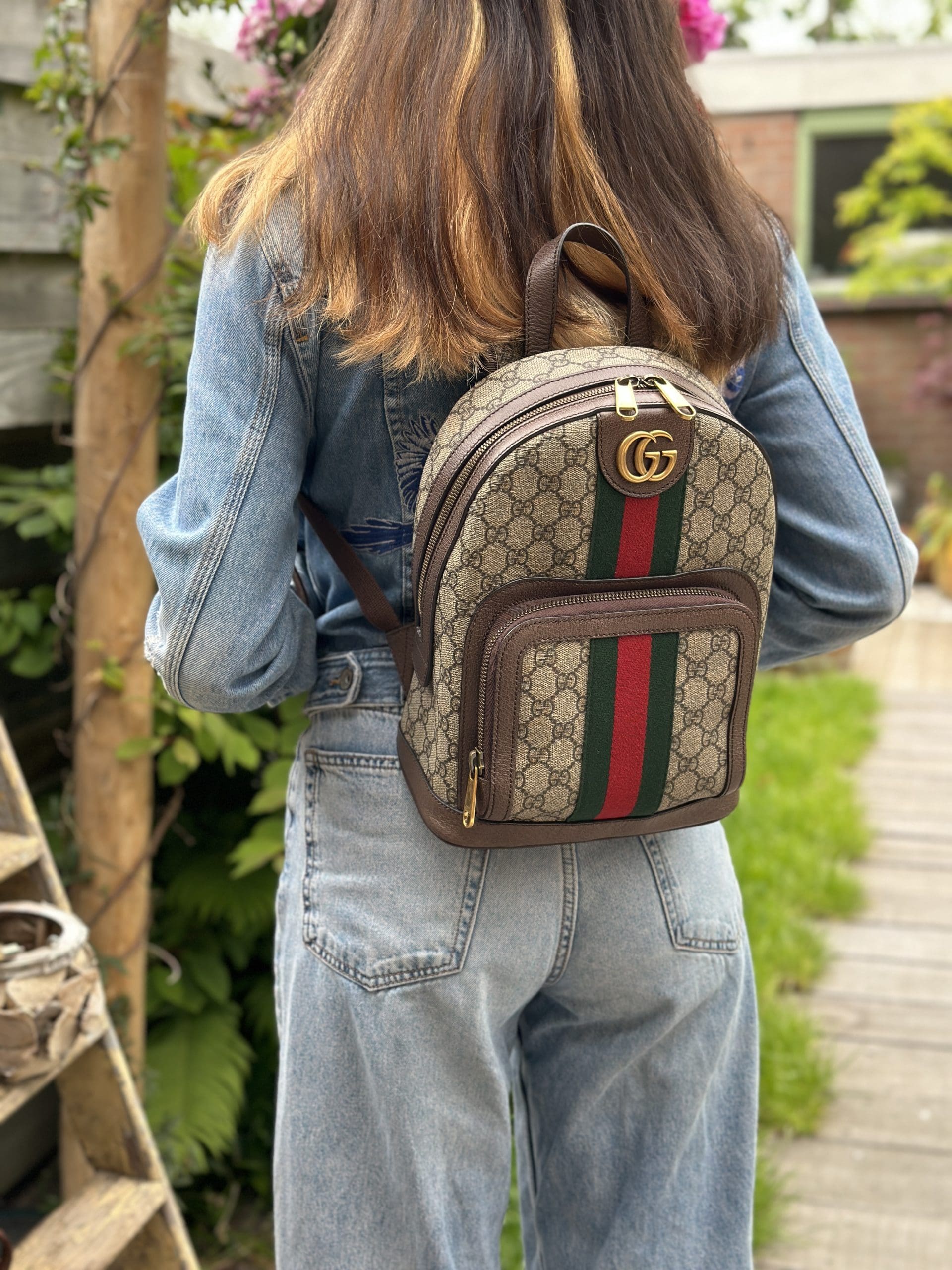 Gucci Ophida GG Small Backpack - Reetzy