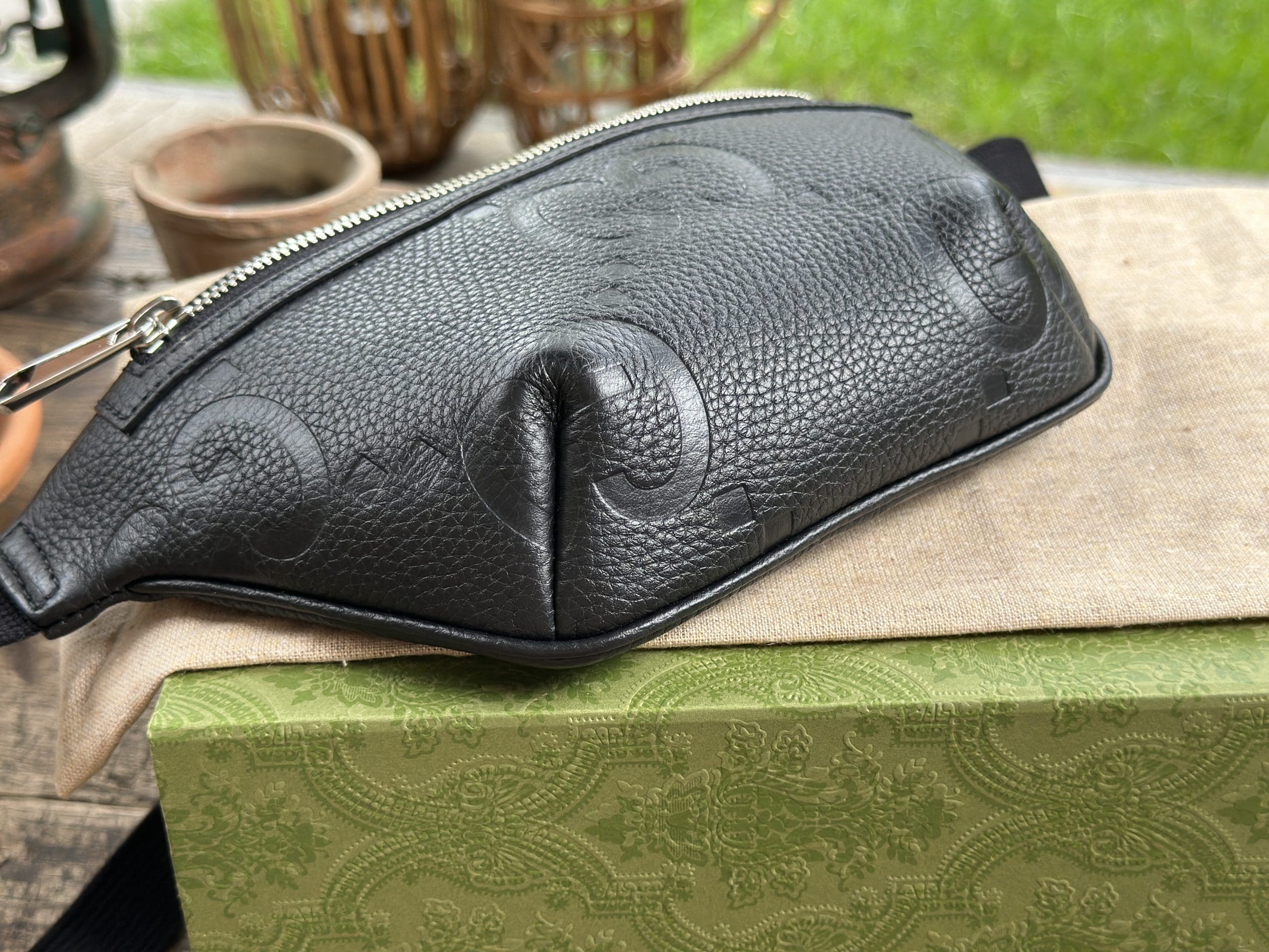 Gucci Small Jumbo GG Leather Belt Bag - Farfetch